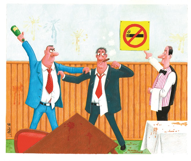 Karikatura: Vlado Volaš (15. Zemunski salon karikature)
