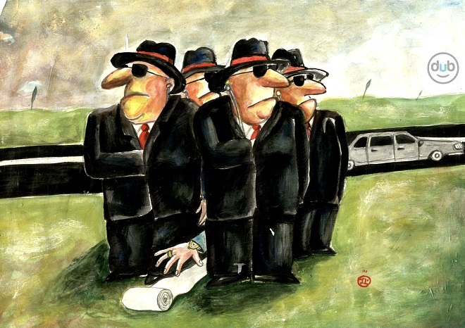 Karikatura: Darko Drljević (12. Zemunski salon karikature)