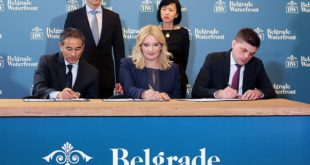 Potpisivanje Ugovora o realizaciji projekta "Beograd na vodi"