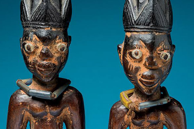 Blizanci Afrike ibeđi, narod Joruba, skulpture