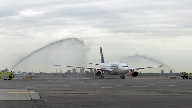 Air Serbia obavila prvi direktni let Beograd - Njujork