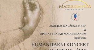 Madlenianum: Humanitarni koncert na Vidovdan