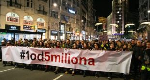 Protest „Jedan od pet miliona“ (foto: poceloje.rs)