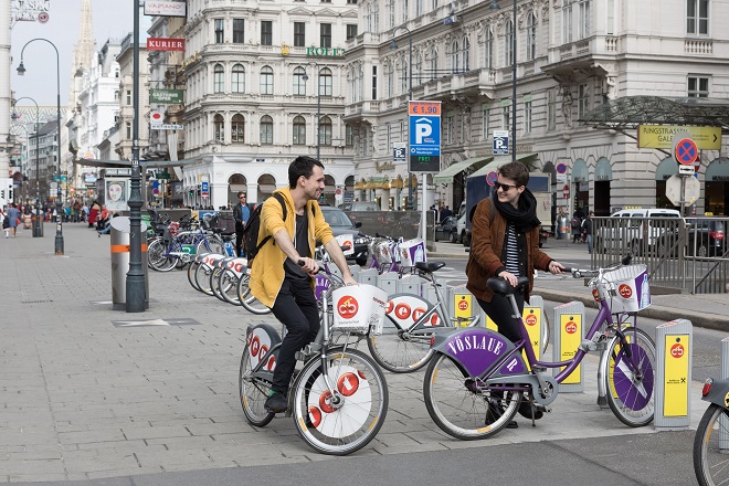 U Beču biciklima ne treba godišnji odmor! (foto: Regina Hügli)