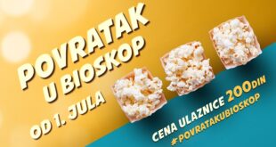 Povratak u bioskop: Bioskopi u Srbiji biće otvoreni od 1. jula 2020!