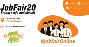 Online sajam poslova i praksi JobFair - Kreiraj svoju budućnost!