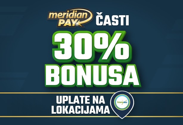 Meridian: Najveći bonus ikada - 30% više za klađenje, svakog dana!
