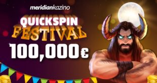 Meridianbet Quickspin Festival: U igri je čak 100.000 evra