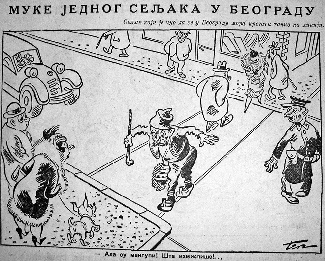 Etnografski muzej: Izložba "Seljak u karikaturi Ježa 1935-1990"