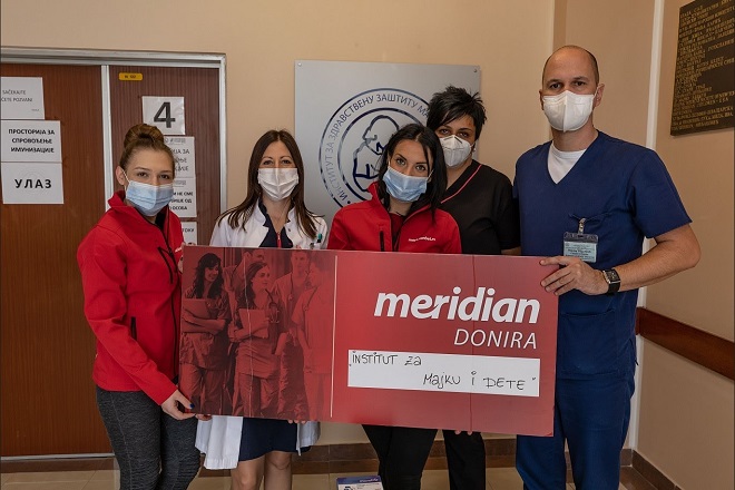 Meridian uvek uz svoj narod: Stigla pomoć Institutu za majku i dete
