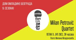 Koncert na Zidiću: Milan Petrović Quartet