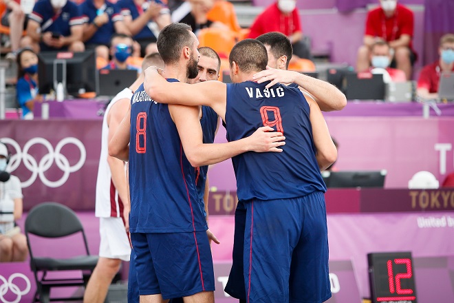 Reprezentacija Srbije u basketu 3x3 (foto: OKS)