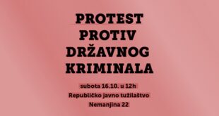 Protest protiv državnog kriminala, 16. oktobar 2021.