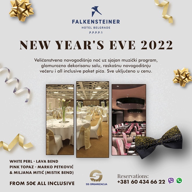 Gala doček Nove godine 2022: Hotel Falkensteiner