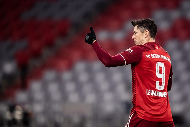Bundesliga, 20. kolo: Robert Levandovski (foto: Sebastian Widmann / Bundesliga / Bundesliga Collection via Getty Images)