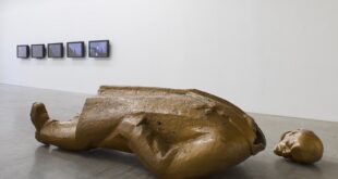 Ana Jermolaeva: Leninopad, 2016; prikaz izložbe, Kerstin Engholm galerija (foto: Stefan Lux)