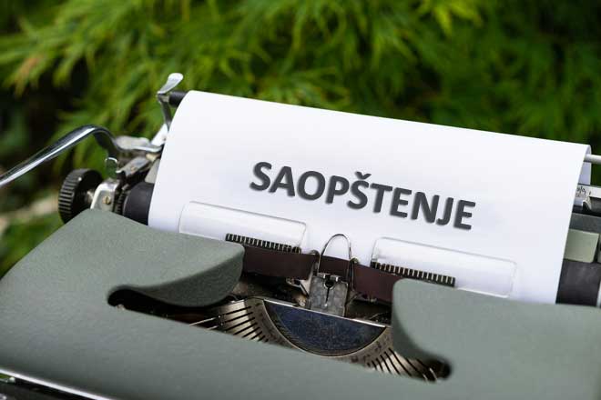 Saopštenje (foto: Markus Winkler / Unsplash)