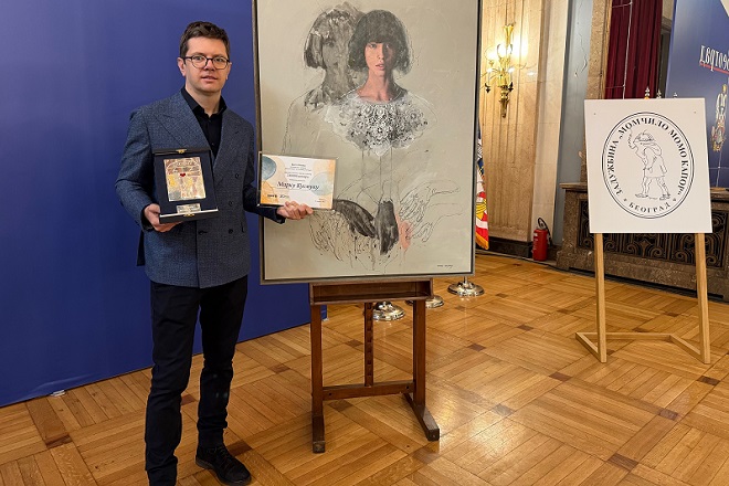 Marko Kusmuk sedmi dobitnik Nagrade MOMO KAPOR (foto: Anja Zelić)