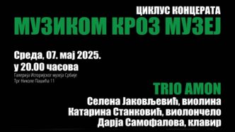 Muzikom kroz muzej: Trio Amon