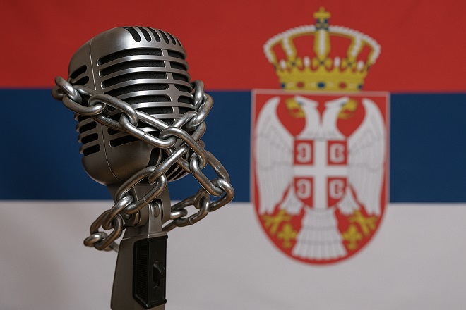 Srbija: Sloboda medija nastavlja da opada zabrinjavajućom brzinom, EU mora da reaguje (ilustracija: ChatGPT)