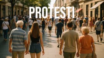 Protesti (ilustracija: AI)