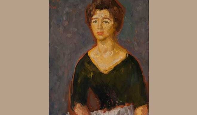 Zora Petrović - Portret Lepe Perović, 1961. (fotografiju obezbedio Muzej Zepter)