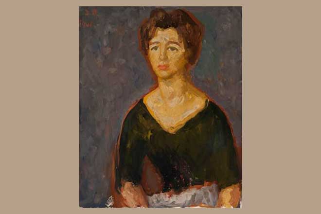 Zora Petrović - Portret Lepe Perović, 1961. (fotografiju obezbedio Muzej Zepter)