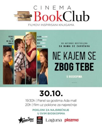Cinema Book Club uz blokbaster NE KAJEM SE ZBOG TEBE