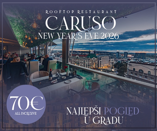 Gala doček Nove godine 2026: Restoran Caruso