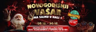 Beogradski sajam: Novogodišnji vašar i Mega luna park (5-30. decembar 2025)