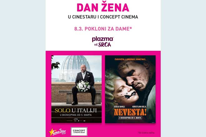 Dan žena u bioskopima CineStar