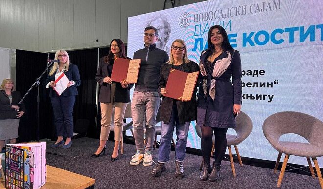 NAGRADA ZA NAJLEPŠU KNJIGU na Novosadskom sajmu knjiga za Kreativni centar (foto: KC)