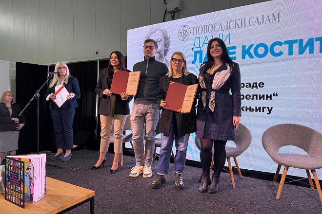 NAGRADA ZA NAJLEPŠU KNJIGU na Novosadskom sajmu knjiga za Kreativni centar (foto: KC)