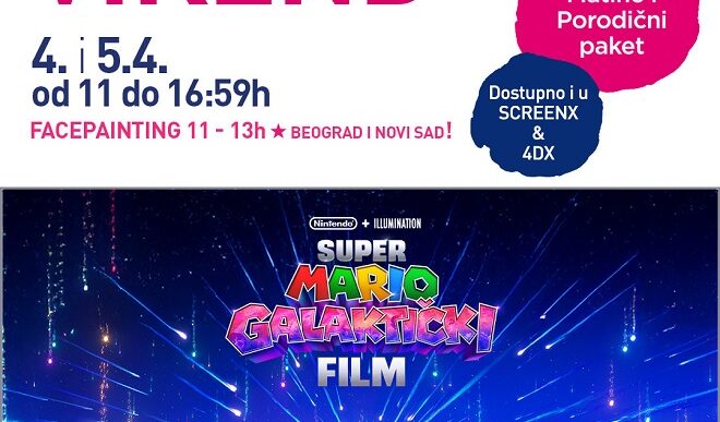 Concept Cinema i CineStar bioskopi: Porodični vikend