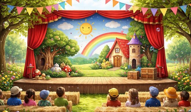 Svetski dan pozorišta za decu i mlade (ilustracija: ChatGPT)