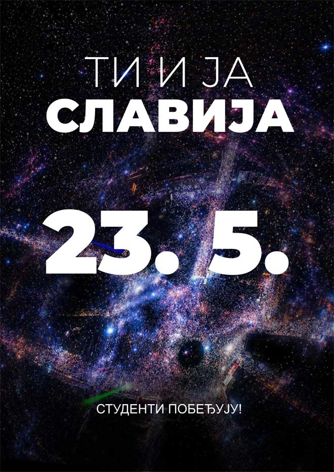 Slavija, 23. maj 2026: Studenti pobeđuju!