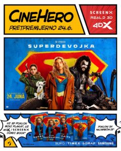 Film SUPERGIRL pretpremijerno u Concept Cinema i CineStar bioskopima