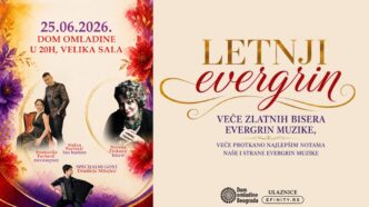 Koncert LETNJI EVERGRIN u Domu omladine Beograda