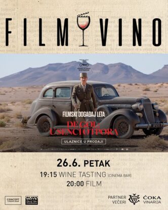Film i vino događaj u Concept Cinema uz istorijski spektakl o Šarlu de Golu