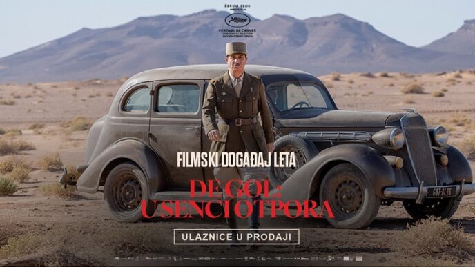Film i vino događaj u Concept Cinema uz istorijski spektakl o Šarlu de Golu