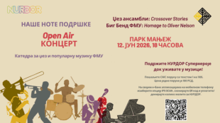 Open Air koncert: Studenti FMU - Naše note podrške