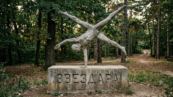 Spomenici inspirisani vagom na Terazijama: Zvezdara (ilustracija: AI)