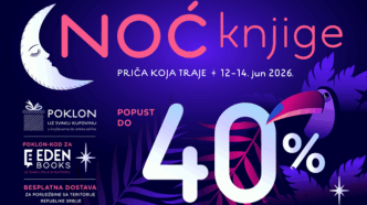 Noć knjige od 12. do 14. juna 2026.