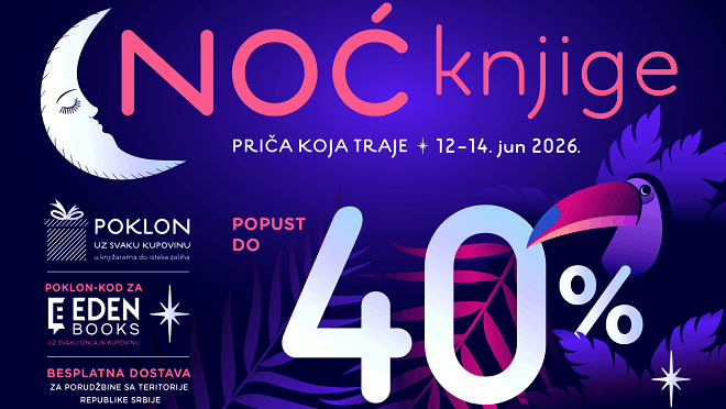 Noć knjige od 12. do 14. juna 2026.