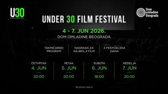 Dom omladine Beograda: Prvi U30 FILM FESTIVAL