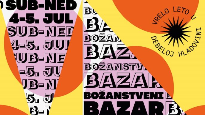 Božanstveni bazar u Cetinjskoj (detalj sa vizuala)