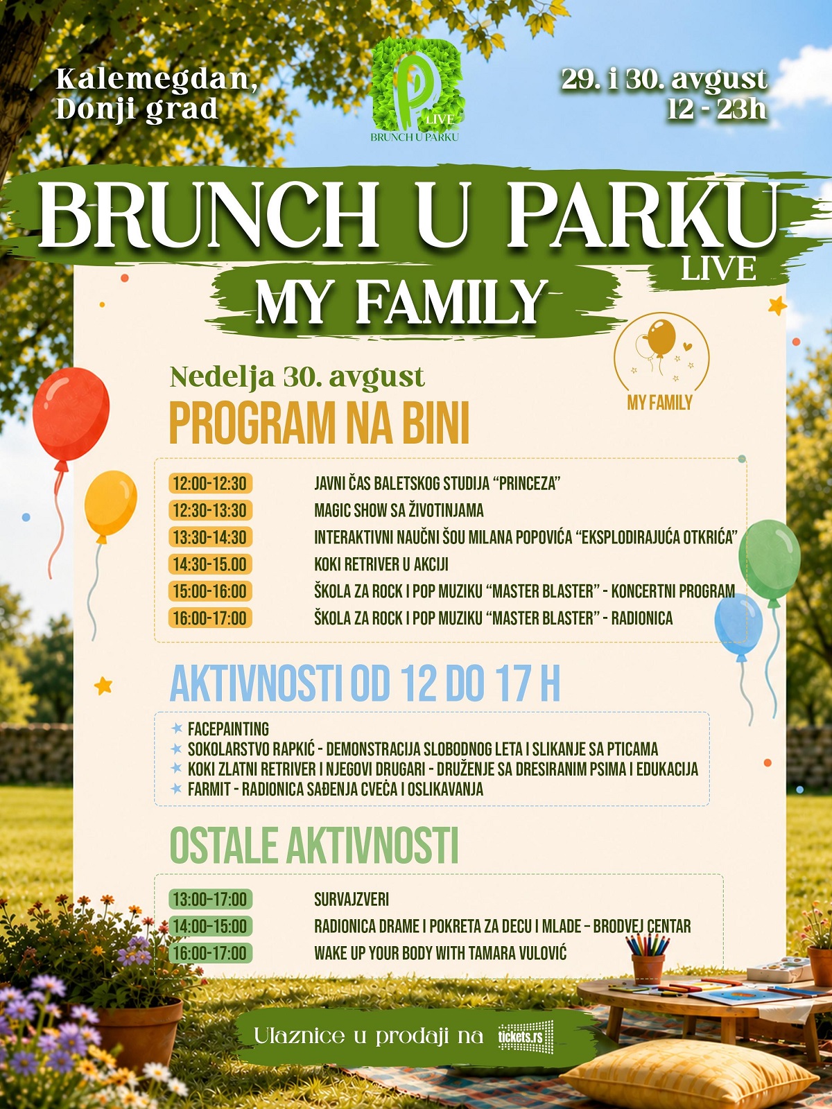 Brunch u parku