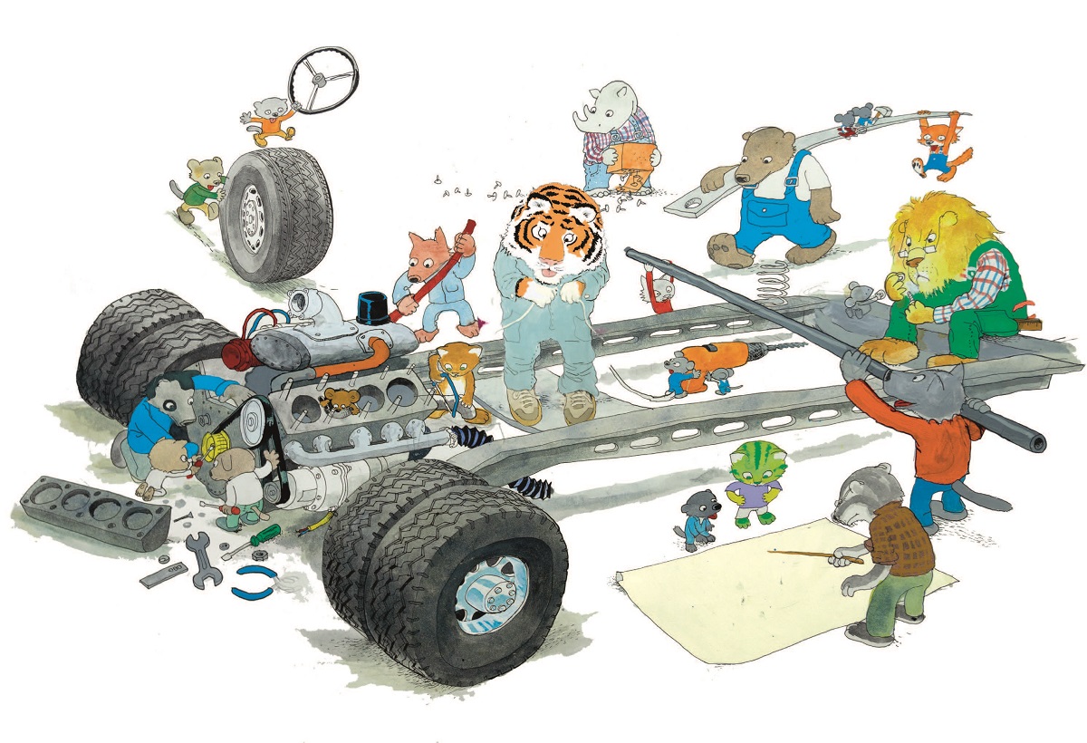 Kreativni centar: Jakob Martin Strid - Fantastični autobus; ilustracija
