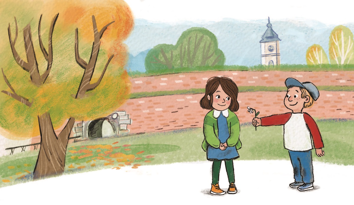 Kreativni centar: Marija Jeremić - Jabuke sa Kalemegdana; ilustracija