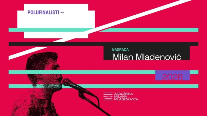 Polufinalisti Nagrade Milan Mladenović 2026 (foto - detalj: Zoran Veselinović; dizajn: Vladan Srdić / Studio 360)